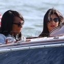 The Kardashians Cruise In The Hamptons
