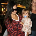 Kourtney Kardashian Jets To NY With The Kids