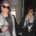 Kelly Osbourne Holds Hands With Sharon Osbourne Upon Landing At LAX