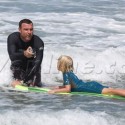 Liev Schreiber Surfs With His Sons On Father's Day