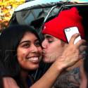 Justin Bieber Plants A Wet One On A Fan's Cheek