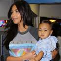 Kim Kardashian And Nori Head North To See Kanye West