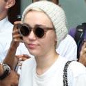 Miley Cyrus Leaves Her NYC Hotel