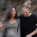Zoe Saldana And Marco Perego Are Joined At The Hip