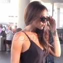 Victoria Beckham In Black At LAX