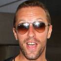 Chris Martin Arrives In Los Angeles