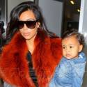 Kim Kardashian Departs From LAX With Daughter Nori
