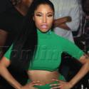 Nicki Minaj's Green Outfit Barely Contains Her Curves