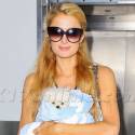Paris Hilton Returns To Los Angeles With Her New Pup