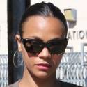 Zoe Saldana Grabs A Bite To Eat In Hollywood