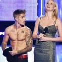 Justin Bieber Disrobes At Fashion Rocks