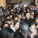 Kim And Kanye Cause Chaos In Paris At Balmain Show