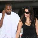 Kim And Kanye Go Casual For Dinner Out In L.A.