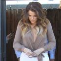 Khloe Kardashian Struts Her Stuff At The Studio