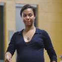 Zoe Saldana Is Makeup Free And Preggers