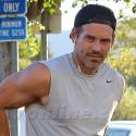 Eddie Cibrian Flashes His Guns After The Gym