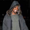 Kanye West Is In A Great Mood At The Airport
