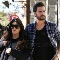 Kourtney Kardashian And Scott Disick Grab Lunch In Calabasas