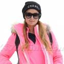 Paris Hilton Is Pretty In Pink On The Slopes