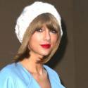 Taylor Swift Looks Cozy In A Baby Blue Coat