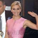 Reese Witherspoon Shows Off Her Legs In A Short Pink Dress