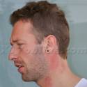Chris Martin Breaks Out With A Rash On His Neck