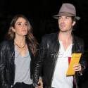 Nikki Reed And Ian Somerhalder Go To The Lakers Game