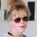 Melanie Griffith Does Nothing To Cover Up Her Nasty Nose Scab
