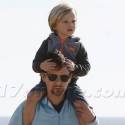 Matt Bellamy Hits The Beach With Son Bing
