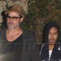 Brad Pitt Takes Pax And Maddox To A Concert In Hollywood
