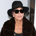 Kris Jenner Jets Out Of LAX In Style