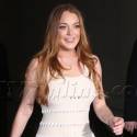 Lindsay Lohan Stops By Jimmy Kimmel's Studio