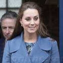 Kate Middleton Is Baby Bumpin' In Blue