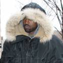 Kanye West Hides His Head In Shame In NYC