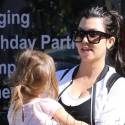 Kourtney Kardashian Has Her Hands Full WIth Daughter Penelope