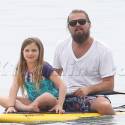 Leonardo DiCaprio Goes Paddleboarding With Little Girl In Malibu