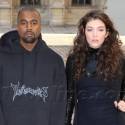 Kanye West And Lorde Attend The Christian Dior Show At PFW