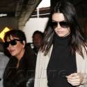 Kendall And Kris Jenner Touch Down In L.A. After Paris Fashion Week
