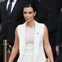 Kim Kardashian SIzzles In White At Variety Event