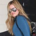 Khloe Kardashian Wears A Blue Onesie At The Gym