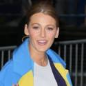 Blake Lively Wears A Bright Coat To Appear On <em>GMA</em>