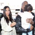 Kim, Khloe, Kanye and Sleepy Nori Jet Off To Armenia