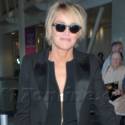 Sharon Stone Looks AMAZING At LAX