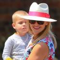 Reese Witherspoon Smiles Big As She Lugs Around Her Son