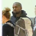 Kanye West Jets Back Out Of LAX