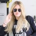 Khloe Kardashian Hits The Gym With Her Newly Blonde Locks