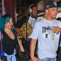 TI's Wife Tiny Dyes Her Hair Blue To Match Her Blue Eyes