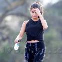 Selena Gomez Bares Her Belly On A Hike