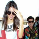 Kendall Jenner Hides Her Face In Shame Over Mom Kris' Crazy Camo Get-Up