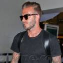 David Beckham Jets Out Of Town In An All-Black Ensemble
